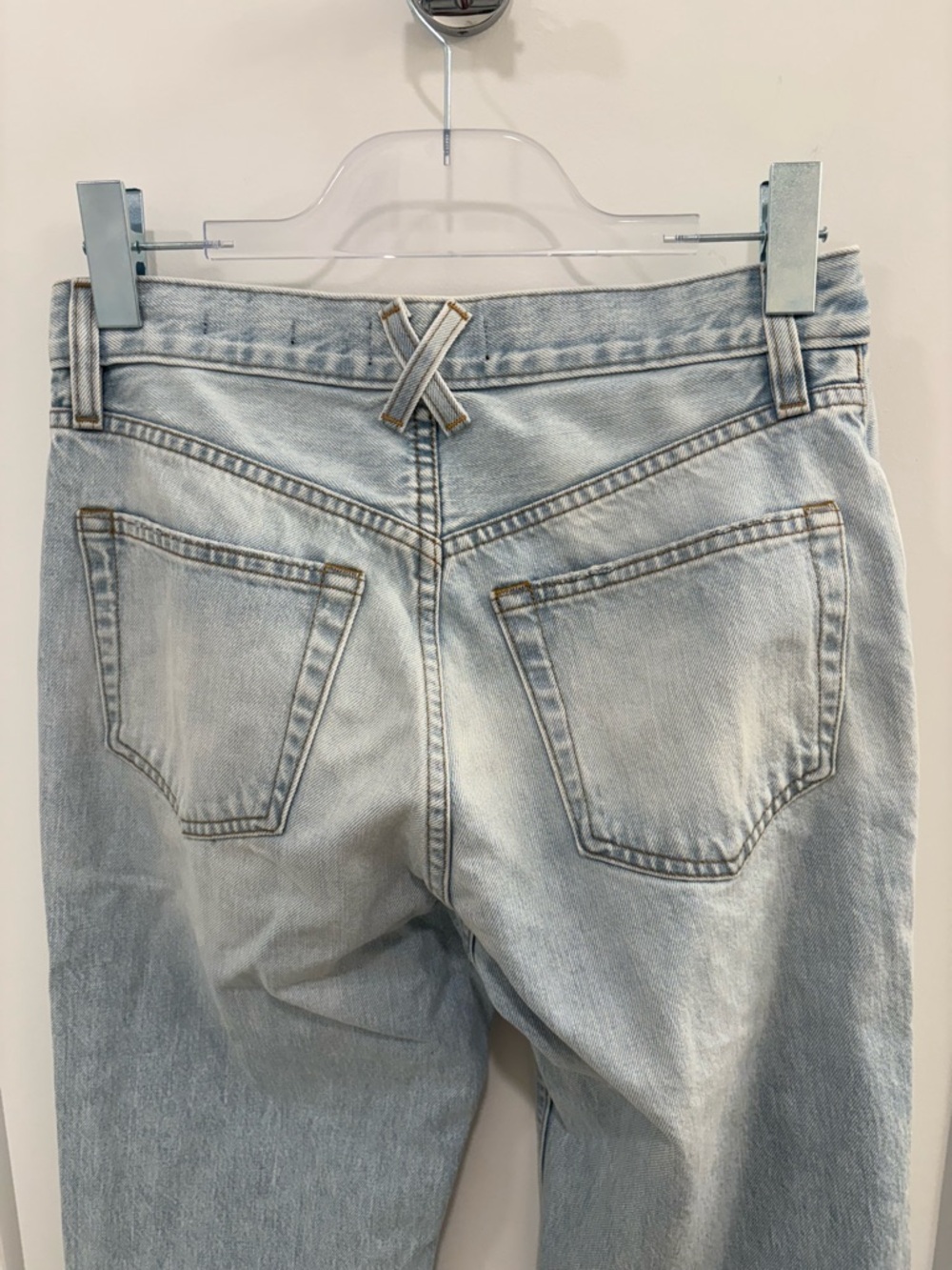 Alex Mill Jane Mid Rise Straight Jean in Nara Wash Size 27 - Picture 7 of 8